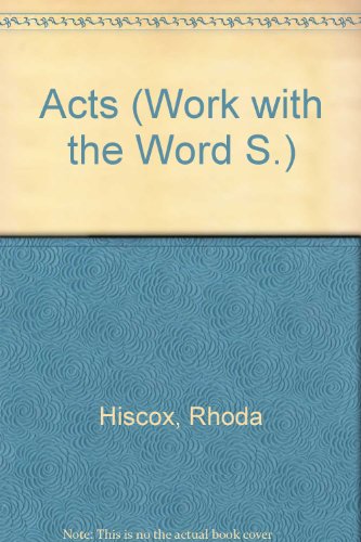 Stock image for Acts (Work with the Word) for sale by MusicMagpie