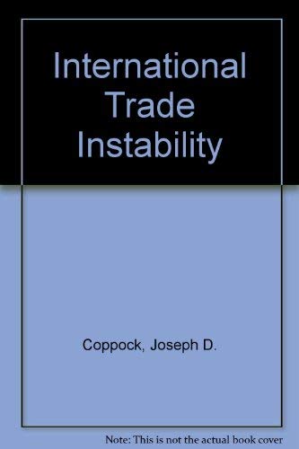 Imagen de archivo de International Trade Instability a la venta por Better World Books