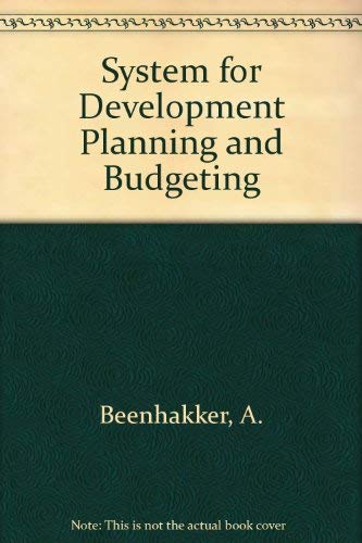 Stock image for System for Development Planning and Budgeting for sale by dsmbooks