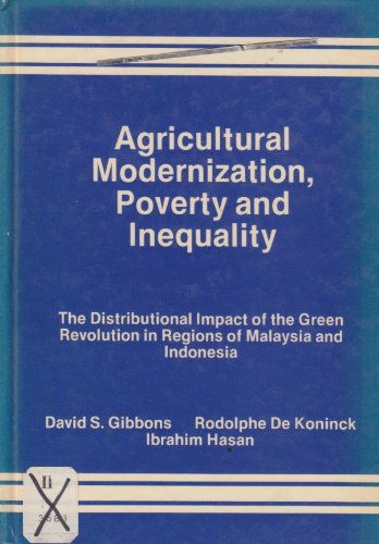 Beispielbild fr Agricultural Modernization, Poverty and Inequality zum Verkauf von Heartwood Books, A.B.A.A.