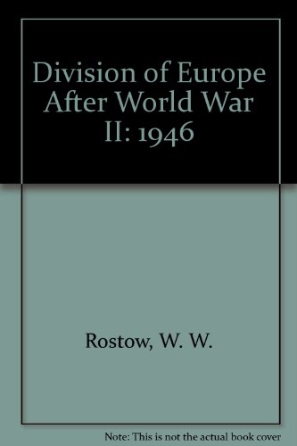 9780566005350: Division of Europe After World War II: 1946