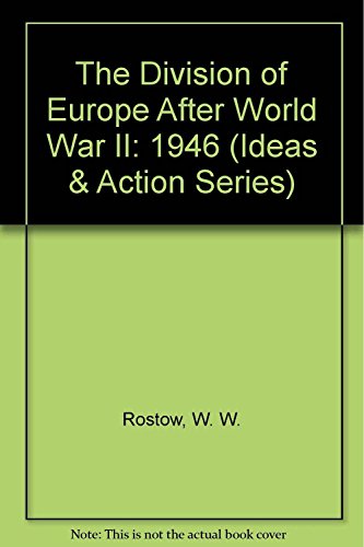 Beispielbild fr The Division of Europe After World War II: 1946 (Ideas & Action Series) zum Verkauf von Anybook.com
