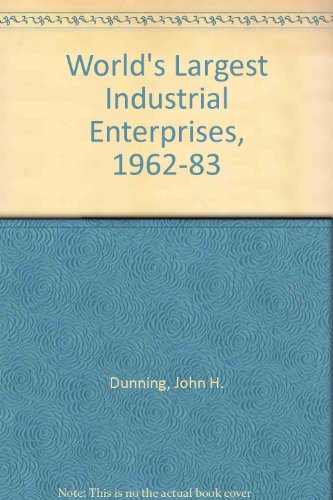 Stock image for The world's largest industrial enterprises 1962-1983. Ex-Library. for sale by Yushodo Co., Ltd.