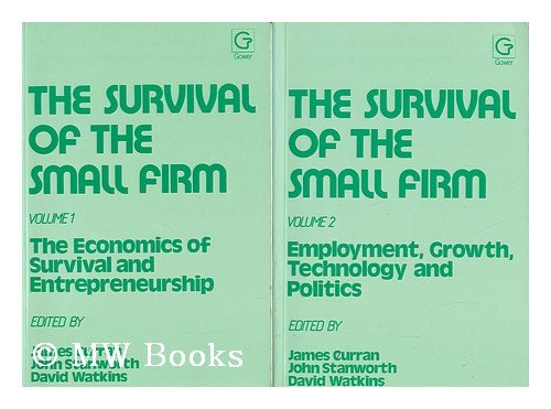 9780566007255: The Survival of the Small Firm: The Economics of Survival and Entrepreneurship