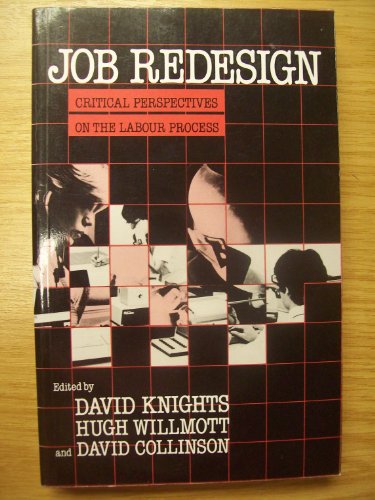 Beispielbild fr Job Redesign: Critical Perspectives on the Labour Process zum Verkauf von WeBuyBooks