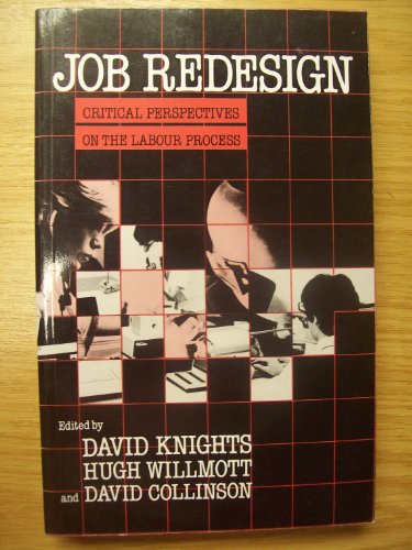Stock image for Job Redesign: Critical Perspectives on the Labour Process for sale by WeBuyBooks