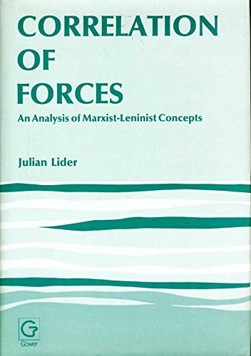 9780566009457: Correlation of Forces: Analysis of Marxist-Leninist Concepts
