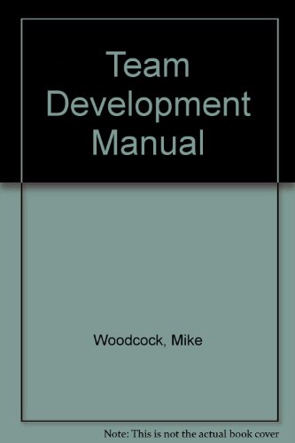 Stock image for Team Development Manual for sale by WorldofBooks