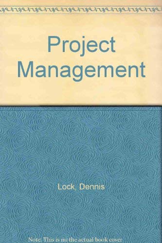 Beispielbild fr Project Management zum Verkauf von AwesomeBooks