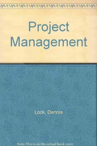 Imagen de archivo de Project Management a la venta por AwesomeBooks