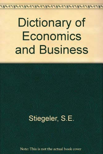 Beispielbild fr Dictionary of Economics and Business zum Verkauf von Anybook.com