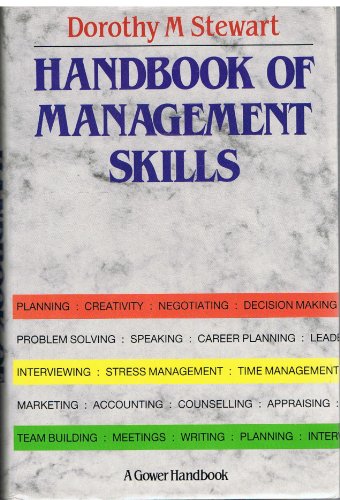 Imagen de archivo de Handbook of Management Skills (A Gower Handbook) a la venta por WorldofBooks