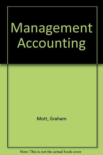Stock image for Management Accounting for sale by Goldstone Books