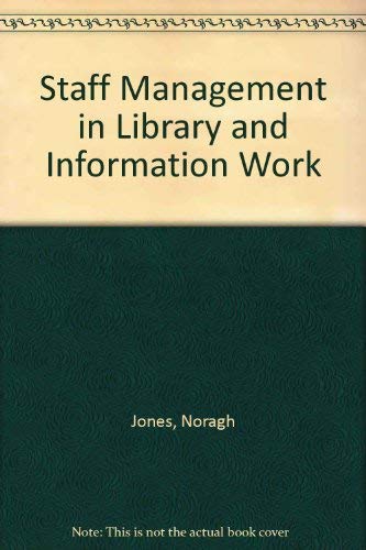 Imagen de archivo de Staff Management in Library and Information Work a la venta por Phatpocket Limited