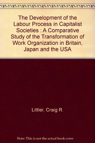 Imagen de archivo de The Development of the Labour Process in Capitalist Societies a la venta por WorldofBooks