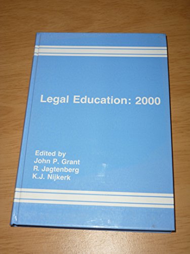 Stock image for Legal education , 2000. for sale by Kloof Booksellers & Scientia Verlag