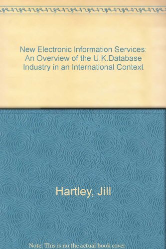 Stock image for New Electronic Information Services for sale by PsychoBabel & Skoob Books