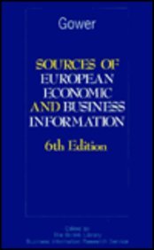 Stock image for Sources of European Economic and Business Information for sale by dsmbooks