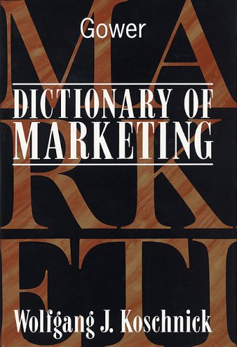 Beispielbild fr Dictionary of Marketing zum Verkauf von Anybook.com