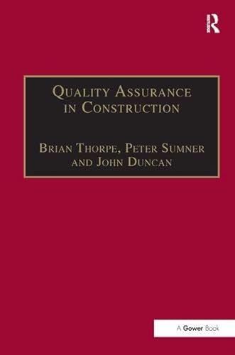 9780566077586: Quality Assurance in Construction