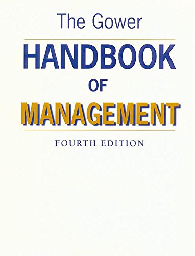 Stock image for The Gower Handbook of Management [4th Edition] for sale by AwesomeBooks