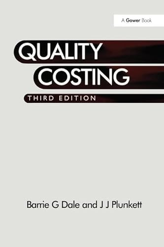 Beispielbild fr Quality Costing zum Verkauf von Better World Books: West