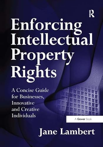 Stock image for Enforcing Intellectual Property Rights: A Concise Guide for Businesses, Innovative and Creative Individuals for sale by Chiron Media