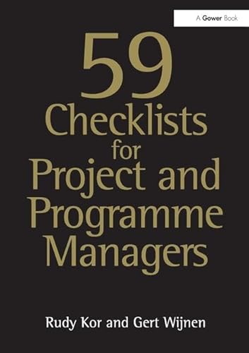 Stock image for 59 Checklists for Project and Programme Managers for sale by AwesomeBooks