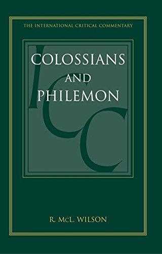 9780567044716: Colossians And Philemon: A Critical And Exegetical Commentary