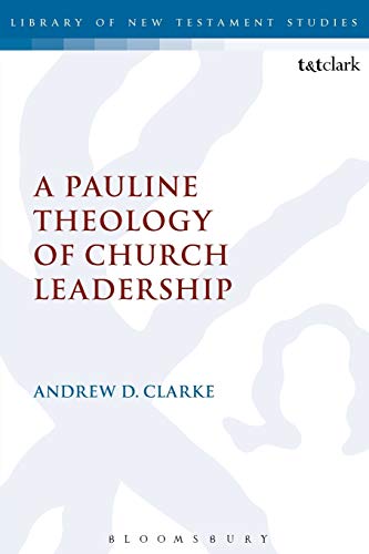 Imagen de archivo de A Pauline Theology of Church Leadership a la venta por Pieuler Store