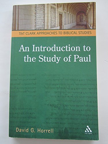 9780567081896: An Introduction to the Study of Paul (T&T Clark Approaches to Biblical Studies)