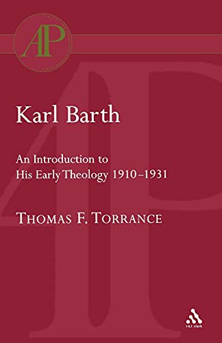 9780567084163: Karl Barth: Introduction to Early Theology