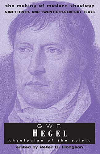 Beispielbild fr G.W.F Hegel: Theologian of the Spirit zum Verkauf von Anybook.com