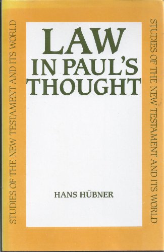 Stock image for Law in Paul's Thought for sale by Anybook.com