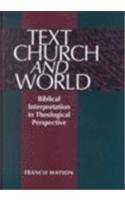 Imagen de archivo de Text, Church and World: Towards a Theological Hermeneutic for Biblical Studies a la venta por HPB-Red