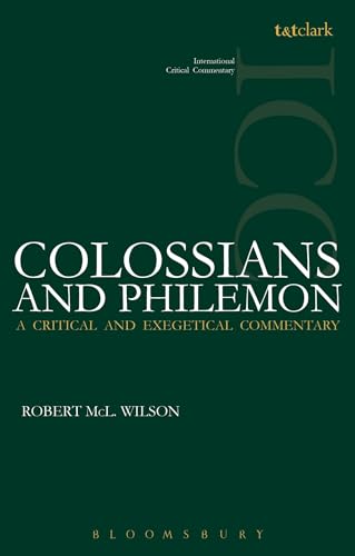 9780567101235: Colossians and Philemon (ICC) (International Critical Commentary)