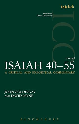 Imagen de archivo de Isaiah 40-55 Vol 1: A Critical and Exegetical Commentary (International Critical Commentary) a la venta por SecondSale