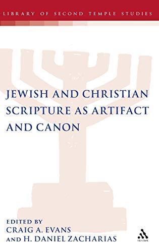 Stock image for Jewish and Christian Scripture as Artifact and Canon for sale by Michener & Rutledge Booksellers, Inc.