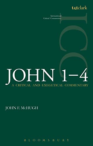 Beispielbild fr John 1-4 (ICC) (International Critical Commentary) zum Verkauf von Chiron Media