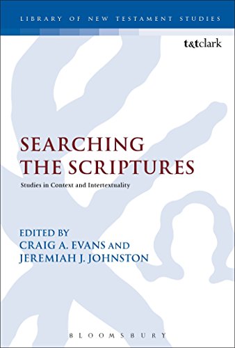 Imagen de archivo de Searching the Scriptures: Studies in Context and Intertextuality a la venta por Windows Booksellers