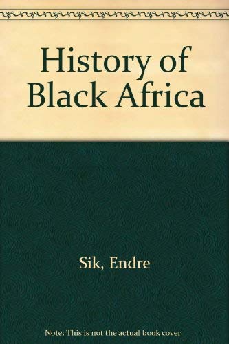 9780569027601: History of Black Africa: v. 3