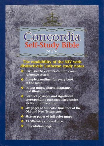 Concordia Self-Study Bible-NIV (9780570005117) by Concordia Publishing House