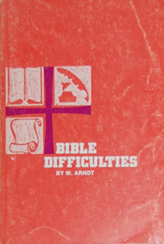 Stock image for Bible Difficulties for sale by Better World Books: West