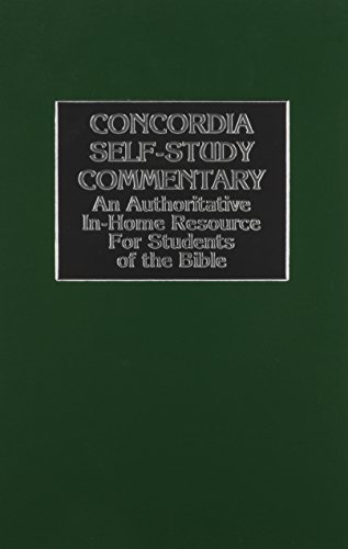 9780570032779: Concordia Self-Study Commentary