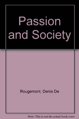 9780571045792: Passion and Society
