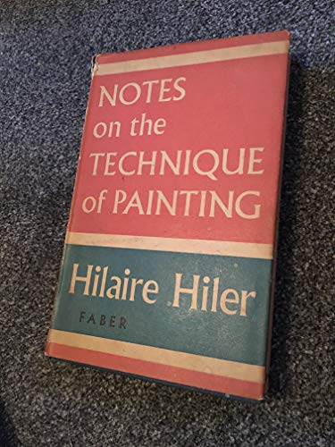 9780571046577: Notes on the technique of painting;