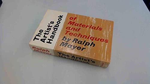 9780571047222: Artist's Handbook of Materials and Techniques