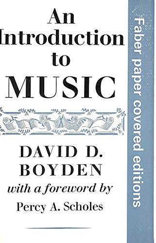 9780571047451: Introduction to Music