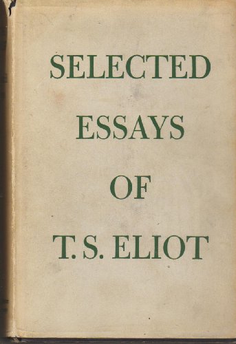 9780571047925: Selected essays,