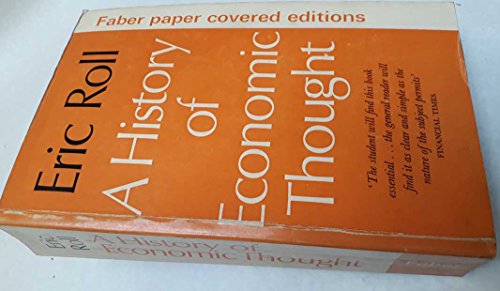 Beispielbild fr A History of Economic Thought zum Verkauf von Better World Books